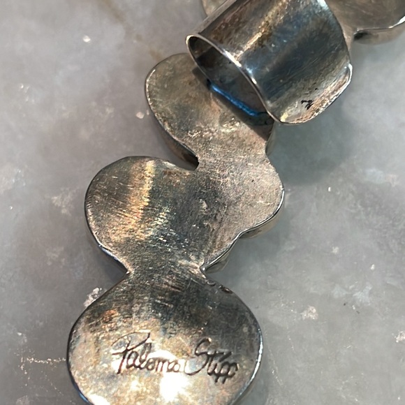 Paloma Stipp / Anthropologie turquoise ear climber / ear cuff - Picture 4 of 6